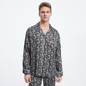 Reserved - Viskózová pyžamová košile - Vícebarevná