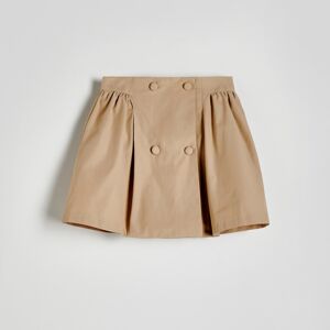 Reserved - Flared mini sukně - Béžová