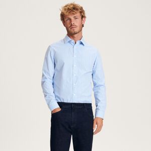 Reserved - Proužkovaná košile slim fit - Modrá